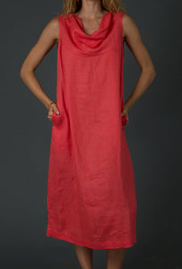long linen dress Jaali