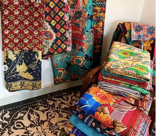 Load image into Gallery viewer, Vintage Kantha Bed Throw