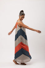 Load image into Gallery viewer, Sarah Chevron Dress